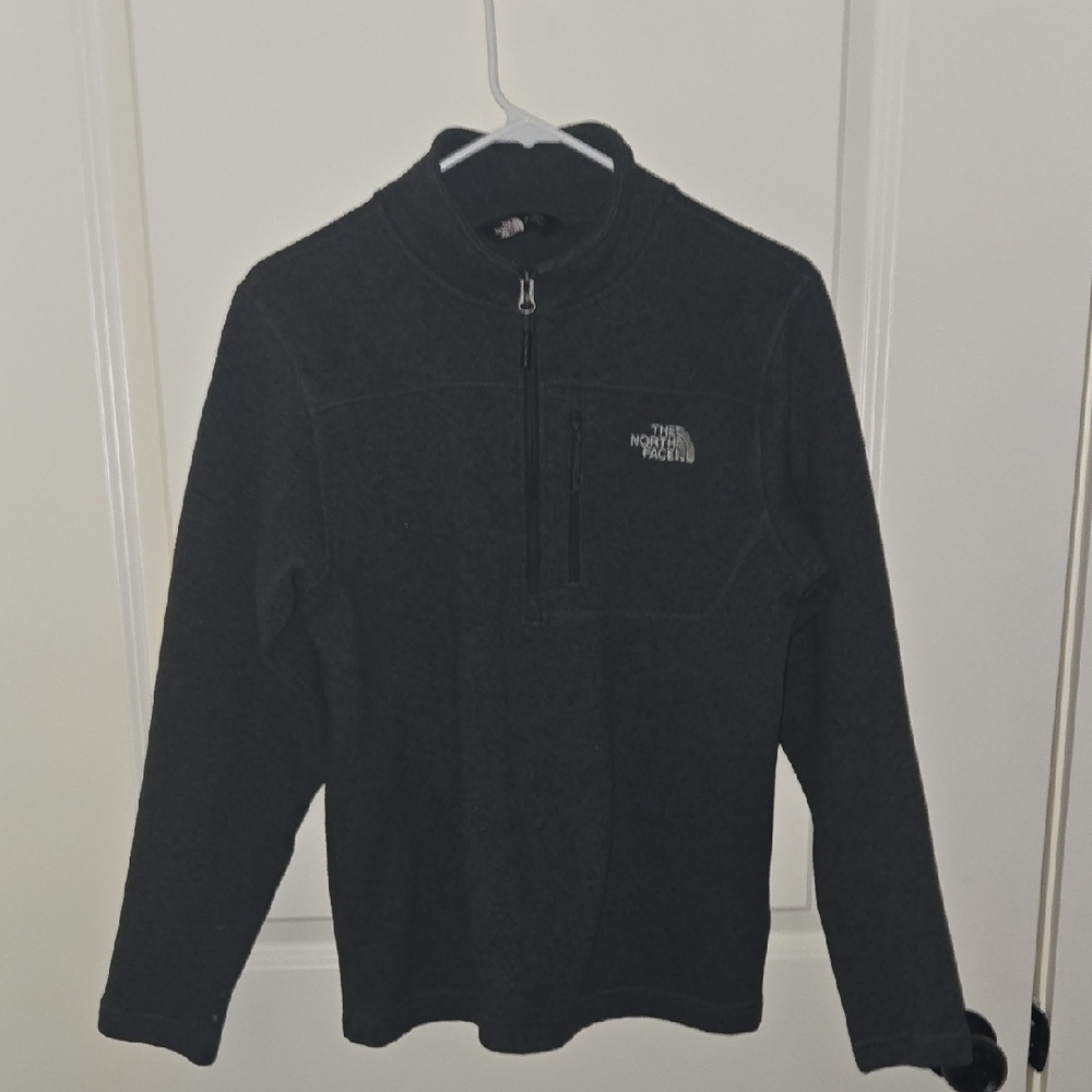 The North Face Charcoal Quarter-Zip Pullover